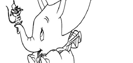 Ausmalbilder Dumbo 3