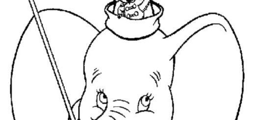 Ausmalbilder Dumbo 8