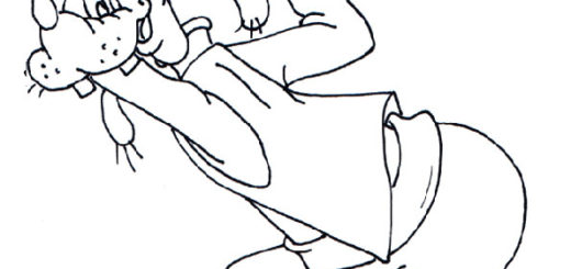 ausmalbilder kostenlos- goofy-2