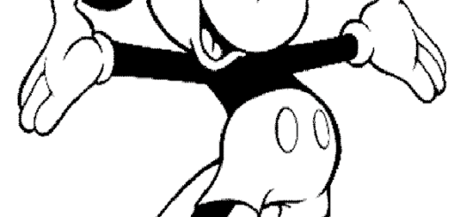 ausmalbilder kostenlos-mickey mouse-1