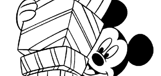 ausmalbilder kostenlos- Mickey Mouse-3