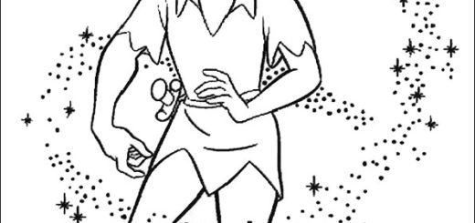 Ausmalbilder Peter Pan 2