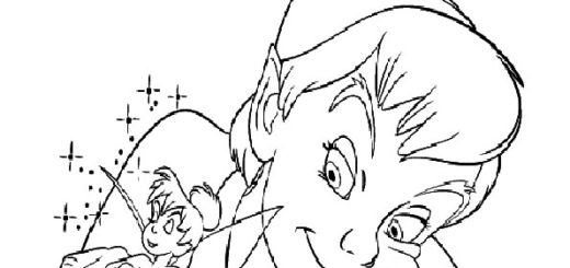 Ausmalbilder Peter Pan 3