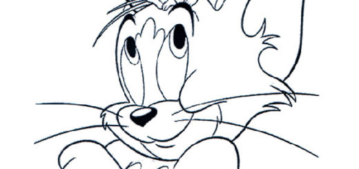 ausmalbilder kostenlos-Tom und Jerry-6