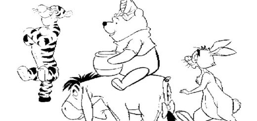 Ausmalbilder Winnie Pool-10