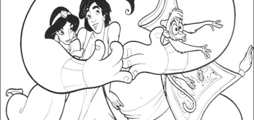 Ausmalbilder Aladdin-13