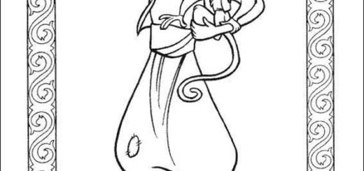 Ausmalbilder Aladdin-23