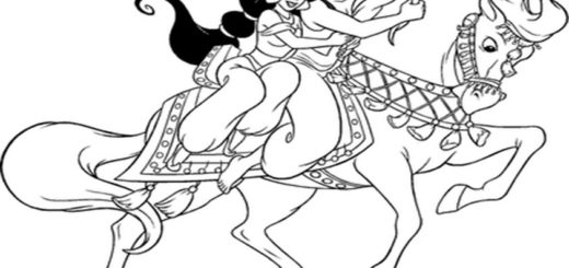 Ausmalbilder Aladdin-25