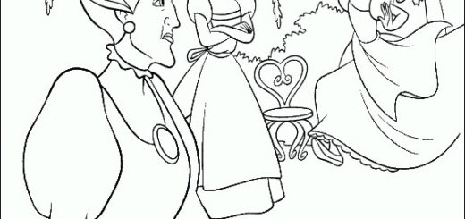 Ausmalbilder Disney Cinderella-7