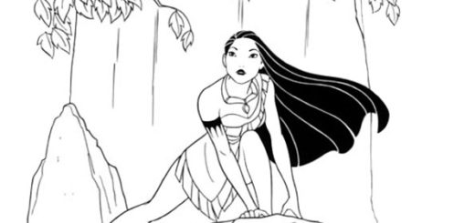 Ausmalbilder Disney Pocahontas-3