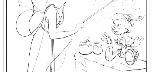 Ausmalbilder Disney Pinocchio-16