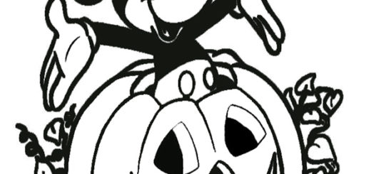 Ausmalbilder Disney Halloween-5