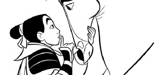 Ausmalbilder Disney Mulan-11