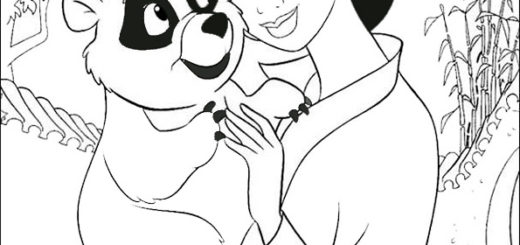 Ausmalbilder Disney Mulan-5