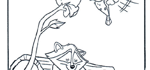 Ausmalbilder Disney Pocahontas-19