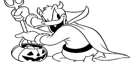 Ausmalbilder Disney Halloween-21