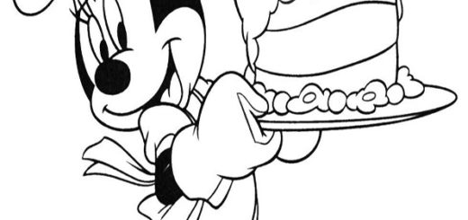 ausmalbilder geburstag disney-6