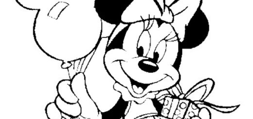 ausmalbilder geburstag disney-7