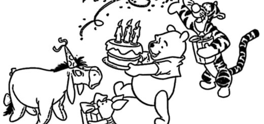 ausmalbilder geburstag disney-15