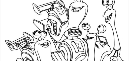 ausmalbilder disney turbo-7