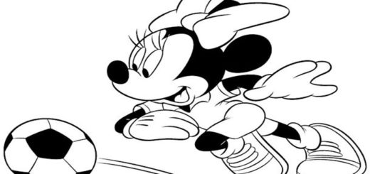 ausmalbilder disney fußball -2