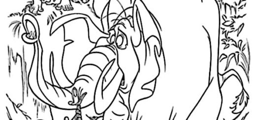 ausmalbilder disney tarzan-14