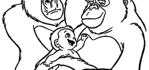 ausmalbilder disney tarzan-2