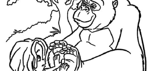 ausmalbilder disney tarzan-6