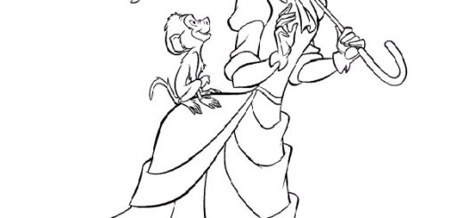 ausmalbilder disney tarzan-17