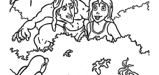 ausmalbilder disney tarzan-19