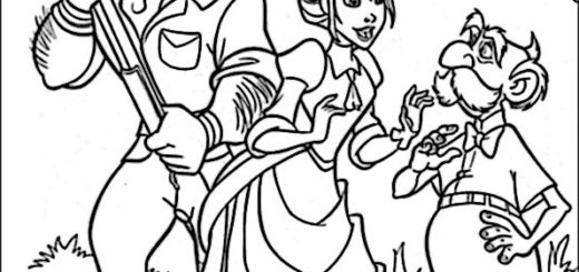 ausmalbilder disney tarzan- 21