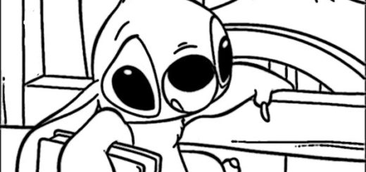 ausmalbilder disney lilo und stitch -10