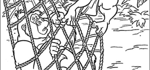 ausmalbilder disney tarzan-25