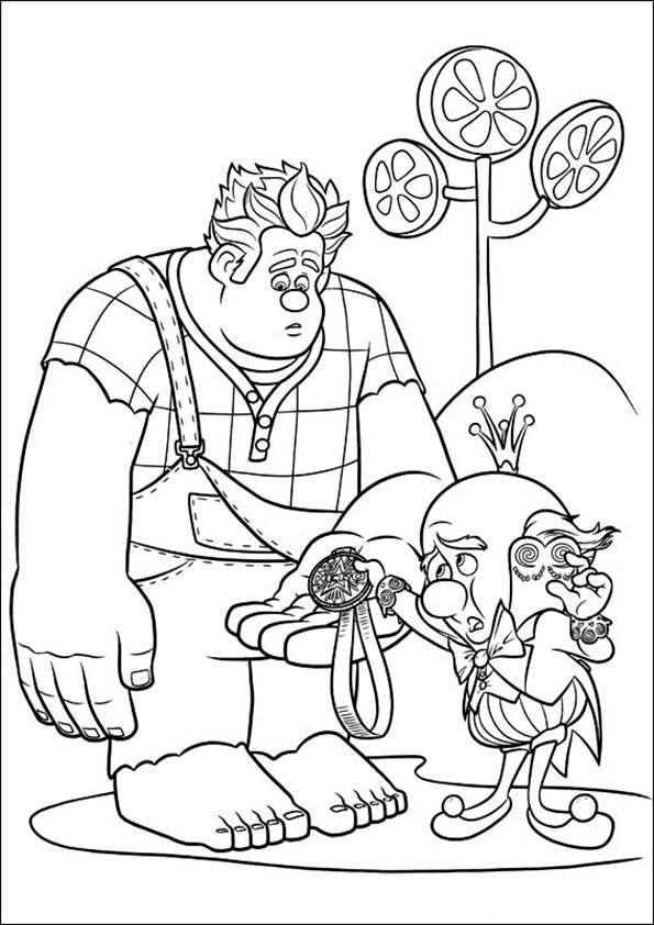 ausmalbilder disney  ralph reichts  -3