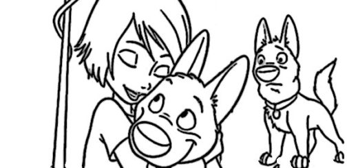 ausmalbilder disney bolt-2