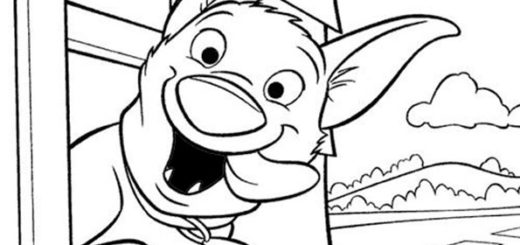 ausmalbilder disney bolt-4
