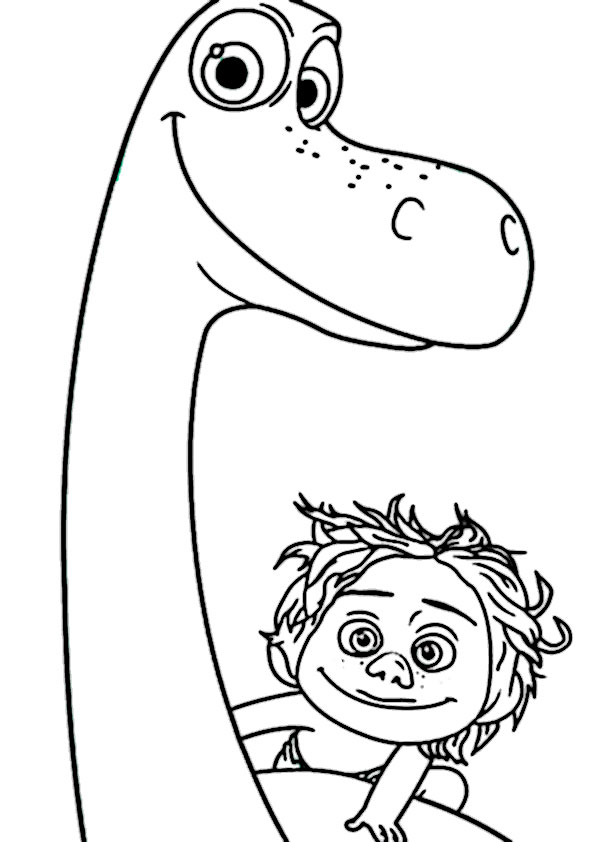 ausmalbilder disney der gute dinosaurier-2