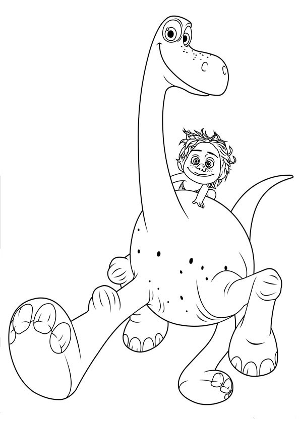 ausmalbilder disney der gute dinosaurier-3