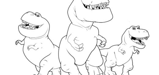 ausmalbilder disney der gute dinosaurier-7