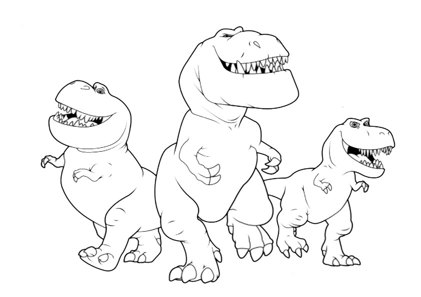 ausmalbilder disney der gute dinosaurier-7