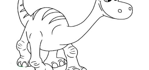 ausmalbilder disney der gute dinosaurier-10