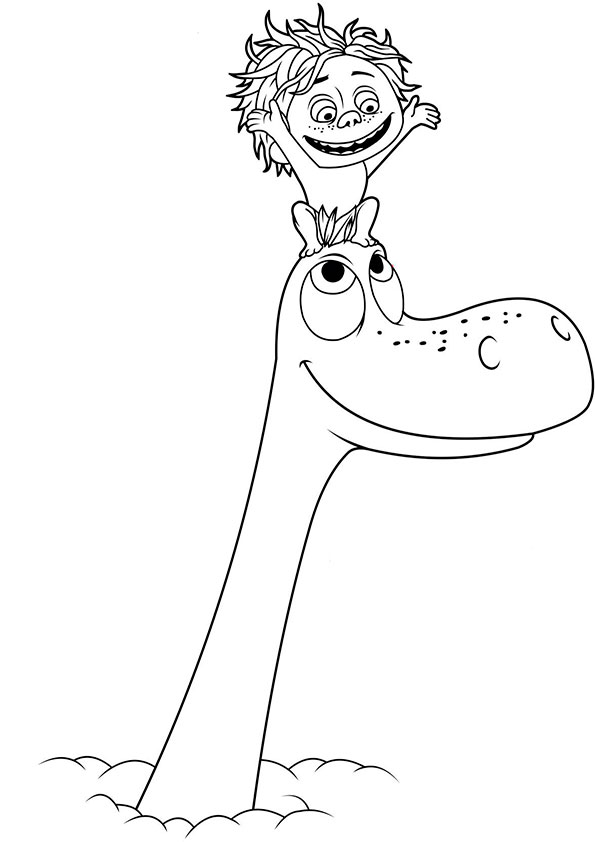 ausmalbilder disney der gute dinosaurier-13