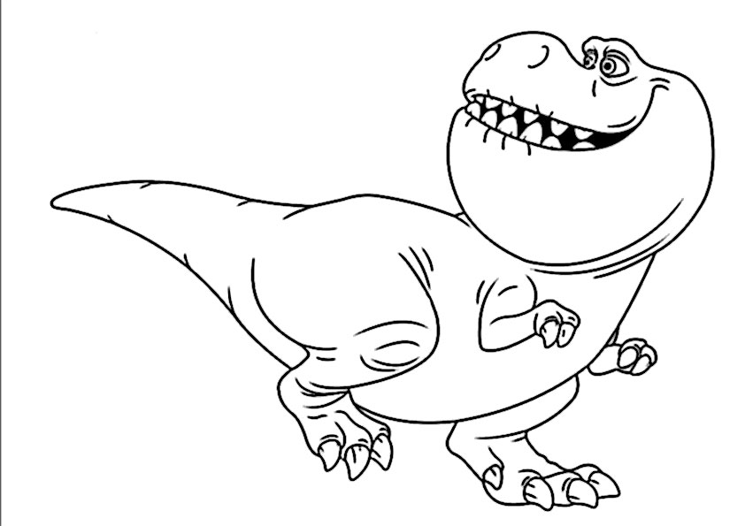 ausmalbilder disney der gute dinosaurier-20