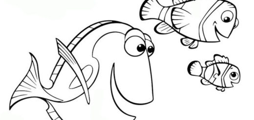 ausmalbilder disney nemo -1