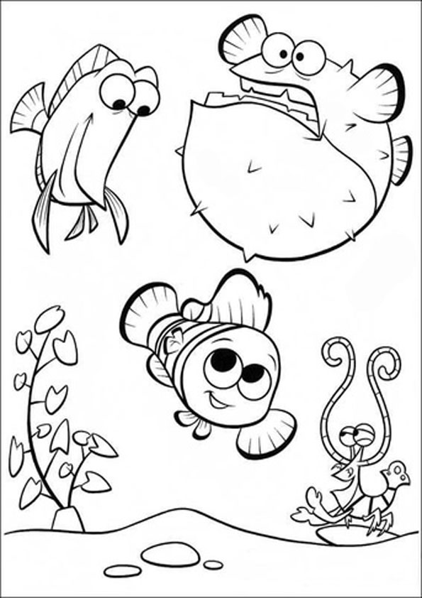 ausmalbilder disney nemo -2