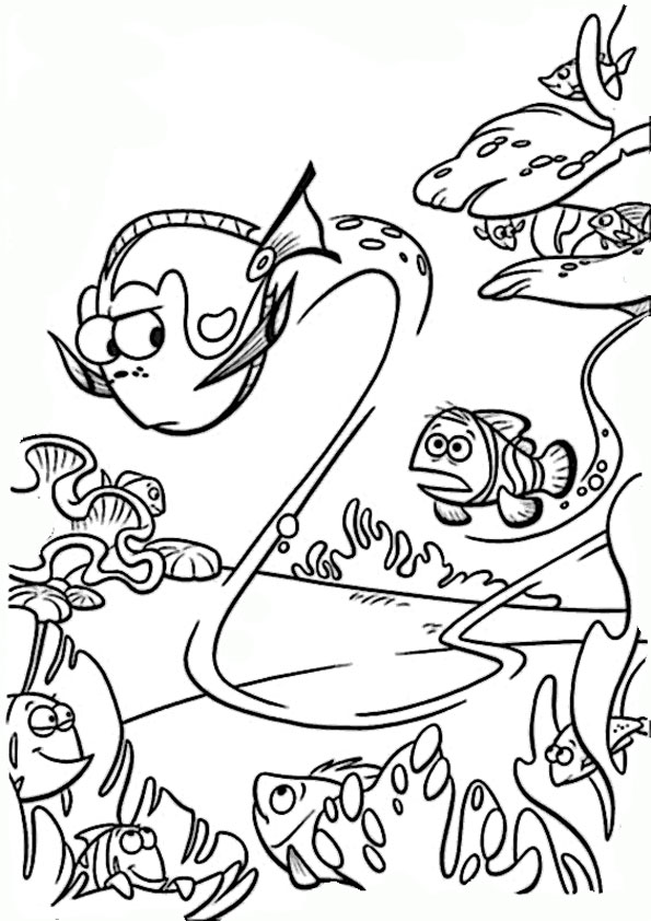 ausmalbilder disney nemo -3