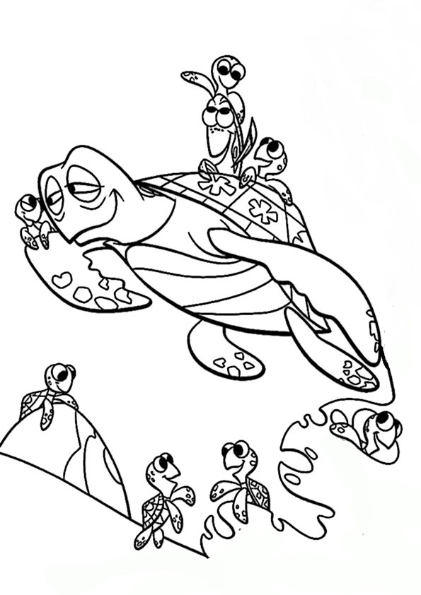 ausmalbilder disney nemo -5