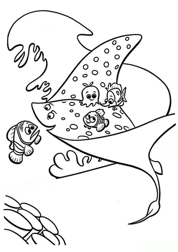 ausmalbilder disney nemo -8