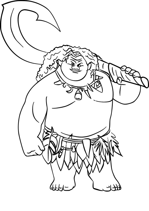 ausmalbilder disney vaiana-8