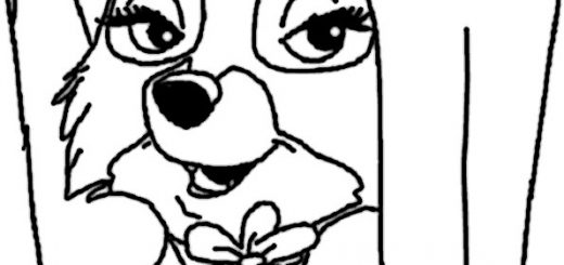 ausmalbilder disney robin hood-1